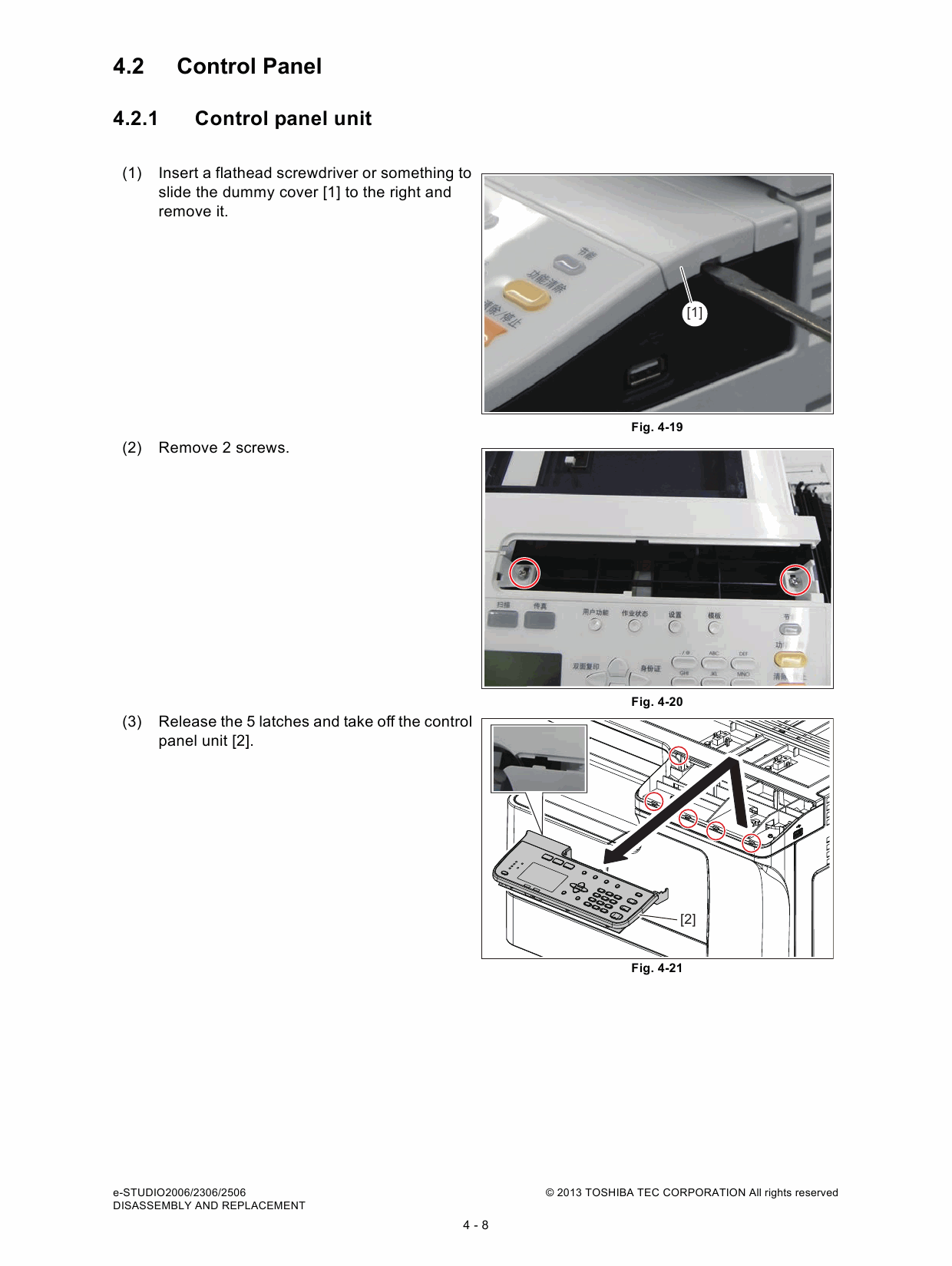 TOSHIBA e-STUDIO 2006 2306 2506 Service Manual-3